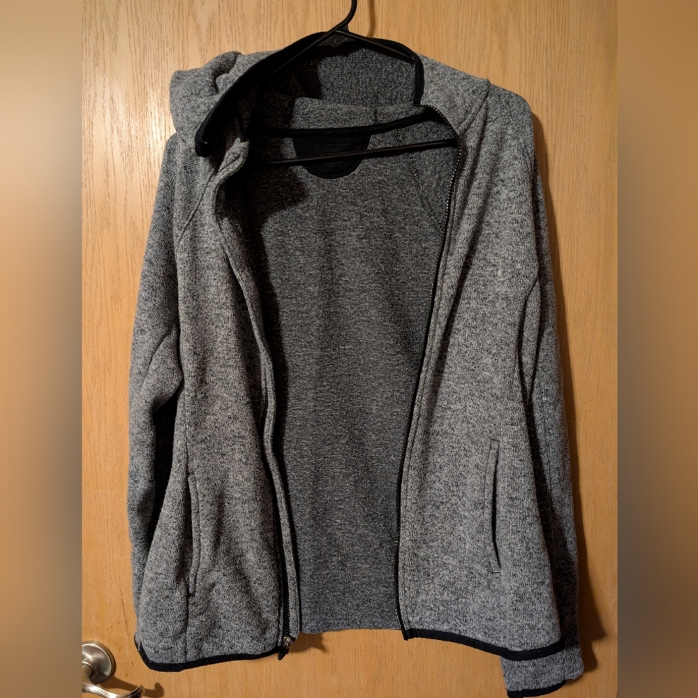 Women's Gray Zip Hoodie